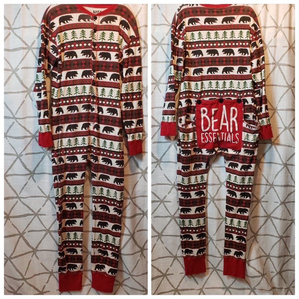 Holiday "Bear Essentials" Long Johns by Lazy One.